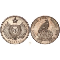 World Trade 1974 ezüst érem 1 uncia